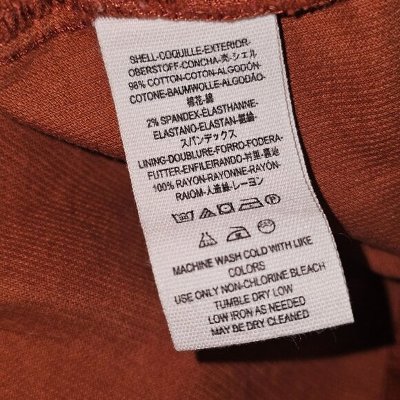 Free People Old School Love Overall Corduroy Dress in Copper GB658379, Sz XS - Picture 8 of 8